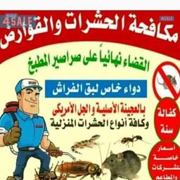 مكافحة الحشرات والقوارض خدمه 24ساعه